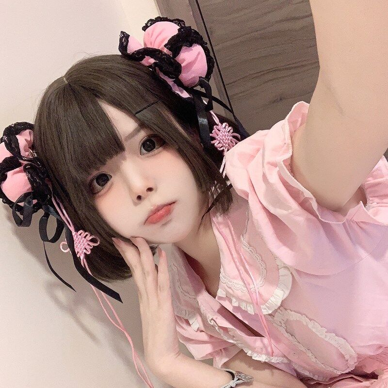 黒いヘアバンド(細)　和　中華　コスプレ ヘアアクセサリー 中華風 チャイナお団子 ゴスロリ レース 髪飾り