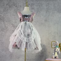 ロリータ オーバースカート チュールスカート スカートカバー エプロンスカート ストラップ付 2WAY 丈60cm