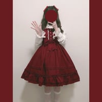 ロリータ ロリィタ ワンピース レディース ジャンパースカート ドレス 選べる7色