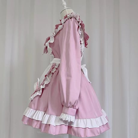 メイド服 セーラー ワンピース セーラー服 メイド 制服 ロリータ ドレス エプロン ゴスロリ 甘ロリ