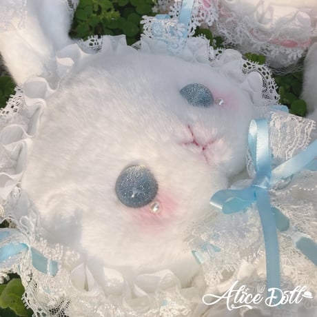 ロリータ うさぎポシェット ぬいぐるみバッグ ふわもこ うさぎ 兎 かわいい 3WAY ショルダーバッグ 斜め掛け