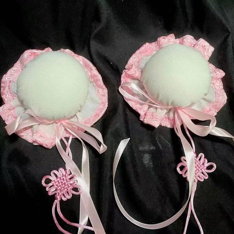ゆめかわ 髪飾り チャイナ風 お団子ヘア 中華ロリ レース 5色 ヘアアクセサリー チャイナ服 コスプレ まとめ髪