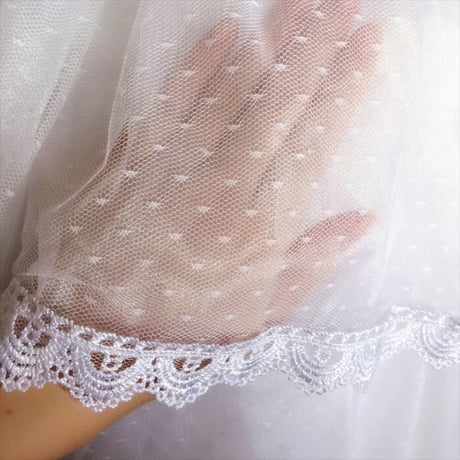 パニエ ロリータ ボーン入り ロング ウェディング ブライダル 丈ボリューム調節可 三層 三段