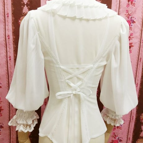 ロリータ レディース レース ブラウス シャツ 春 夏 ロリィタ  姫 ゴージャス 上品