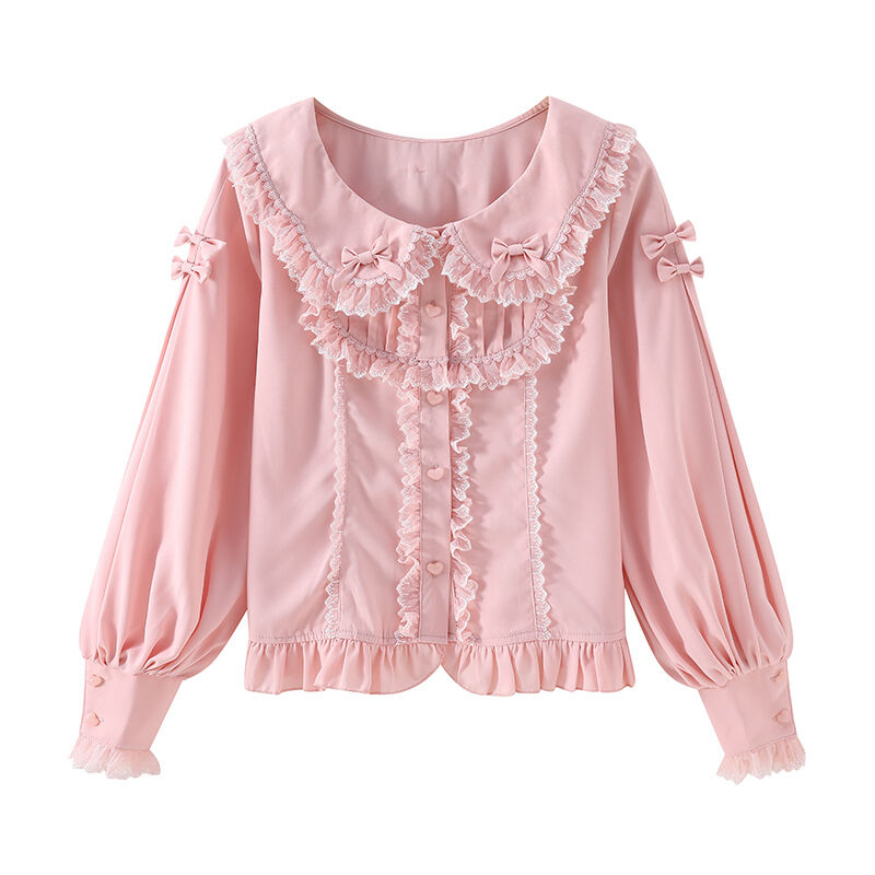 エンジェリックプリティ|フリルブラウスシャツ 長袖 甘ロリ メルヘン フリル袖襟 Angelic Pretty（シャツ/ブラウス(長袖/七分)）のフリマアイテム一覧