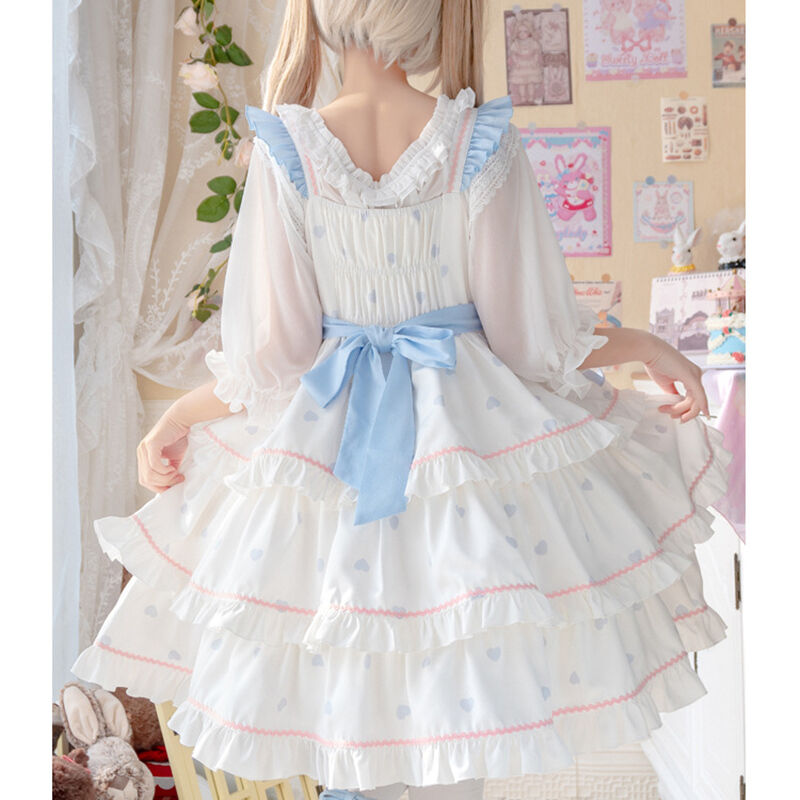レディース ワンピース ロリータ ロリィタ 甘ロリ 姫系 多層 JSK 