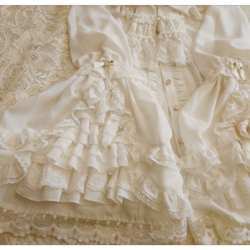ブラウス レディース ロリータ 長袖 春秋冬 ゴスロリ 華麗 クラシカル
