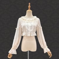 ボレロ カーディガン 羽織り ロリィタ トップス ブラウス インナー アウター 2Way 長袖 ショート丈