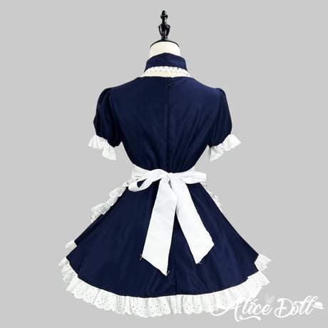 コスプレ メイド服 メイド ロリィタ ４点セット ゆめかわいい ワンピース エプロン カチューシャ 半袖