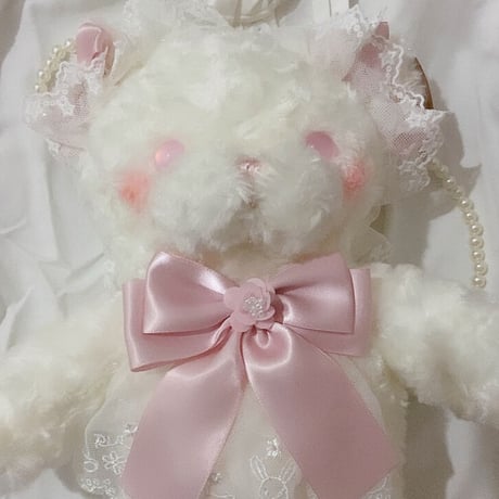 バッグ ロリータ ポシェット ぬいぐるみ テディベア Lolita 甘ロリ ショルダーバッグ モフモフ