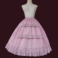 ロリータ ペチコート スカート ロリィタ 65cm ロング丈 着回し 重ね着 インナー 選べる4色 クラロリ ロココ