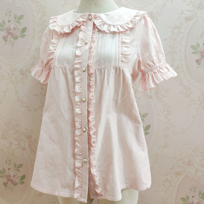 BABY 半袖ブラウス ロリィタ 甘ロリ BABY 半袖ブラウス ロリィタ 甘ロリ