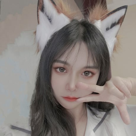 ロリータ しっぽ ハントメイド 狐 コスプレ仮装 ハロウィン モコモコ ふわふわ 尾 リアル ヘアドレス
