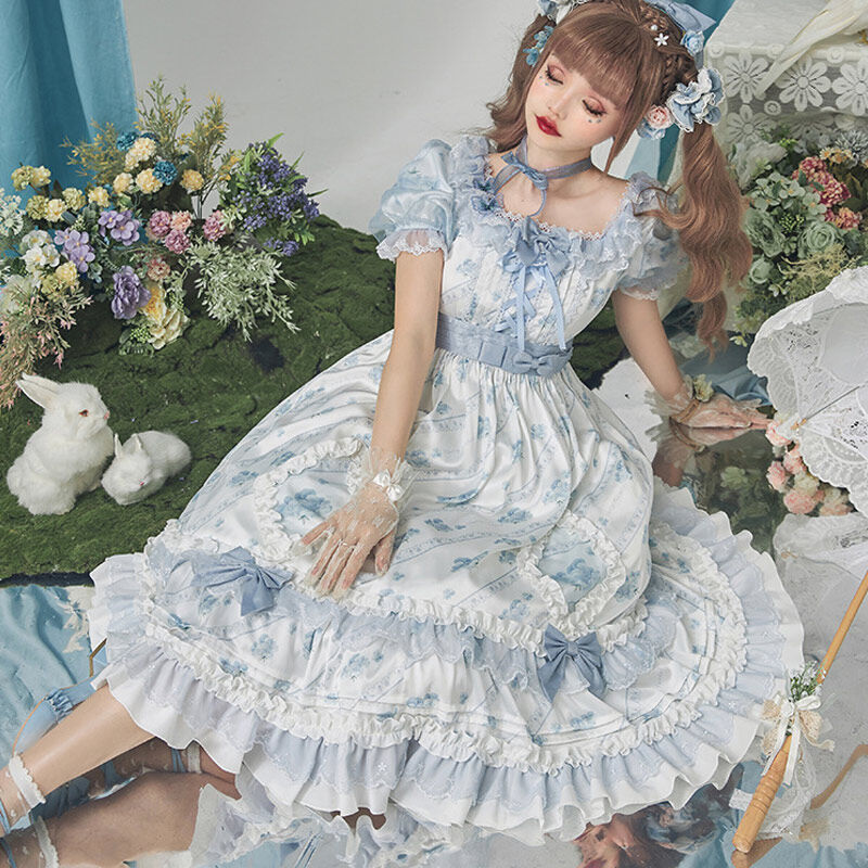 Angelic Pretty 半袖クラシカルJSK - ひざ丈ワンピース