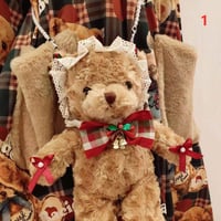 ロリータ バッグ ポシェット ぬいぐるみ 甘ロリ ロリィタ レディース クリスマス カントリー風