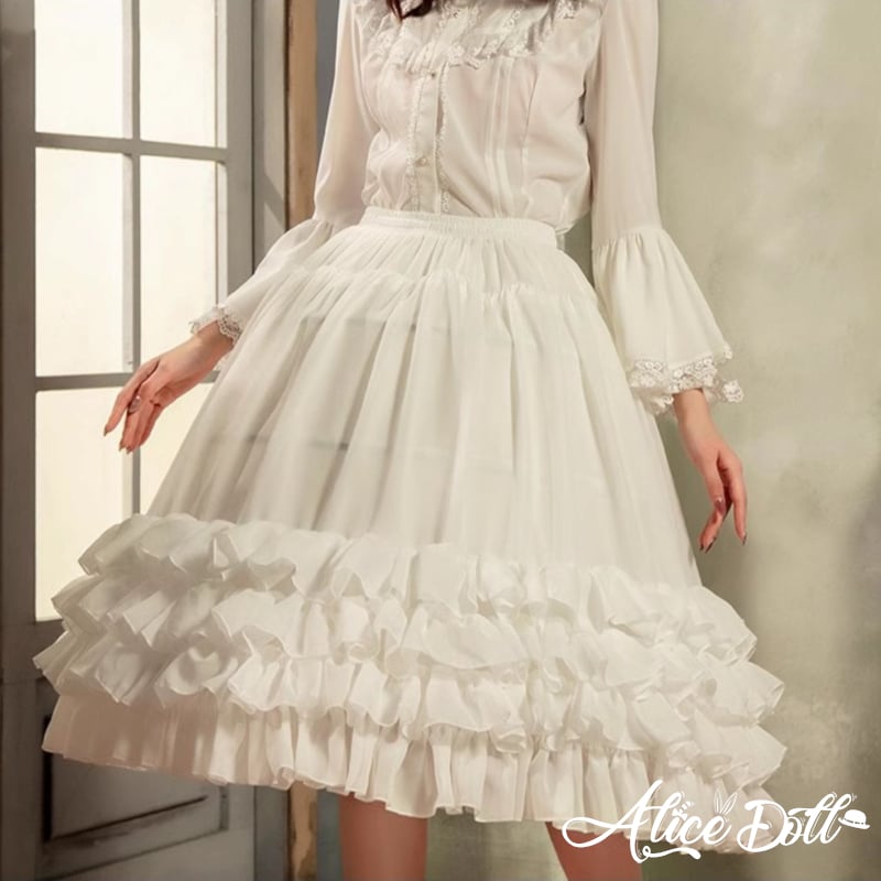 ロング丈 パニエ ワイヤーパニエ レディース ロリータ 骨あり Aライン