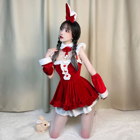 コスプレ 豪華セット サンタクロース クリスマス衣装 サンタドレス レディース ゆめかわいい セクシー ロリータ
