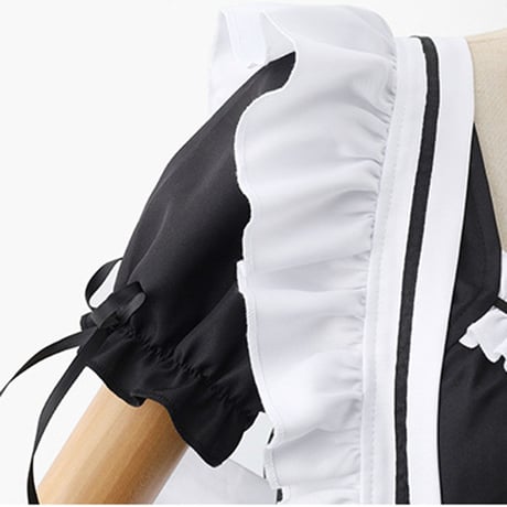 メイド服 コスプレ 豪華セット ロリータ エプロン セクシー メイド 衣装 ミニ丈 レディース ワンピース S-5XL