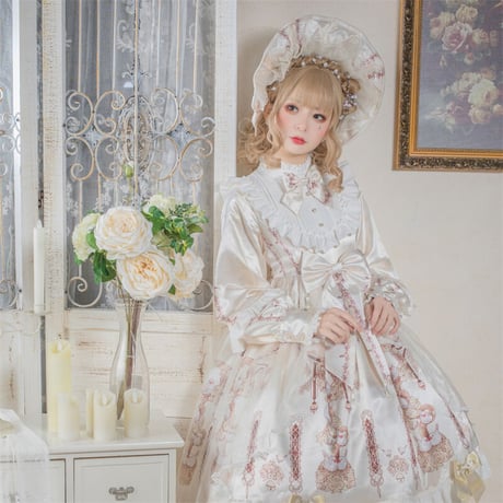 即発送可能 アリス.ロリータ宮廷ドレスangelic ロリータワンピース 