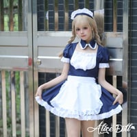 コスプレ メイド服 メイド ロリィタ ４点セット ゆめかわいい ワンピース エプロン カチューシャ 半袖
