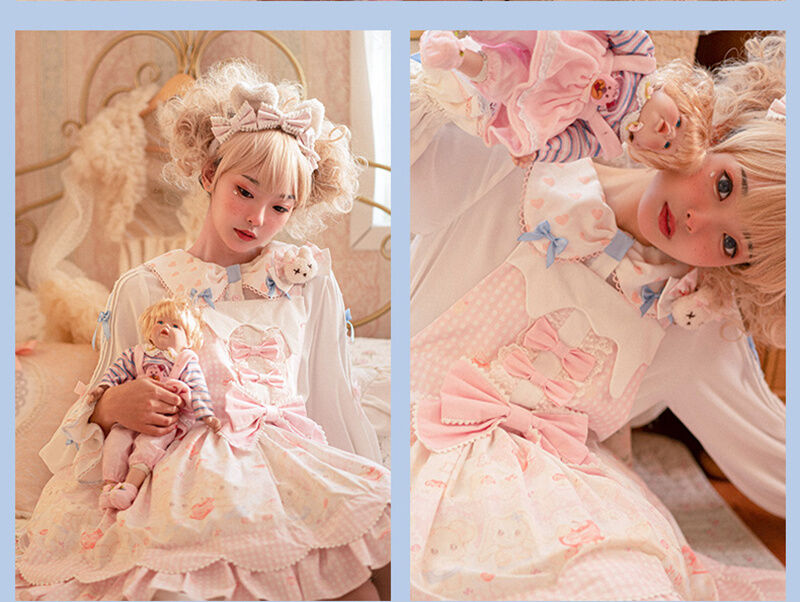 ♡ページ ロリータ春夏セットアップ❤️ひざ丈キャミソールワンピース ♡様専用ページ ロリータ春夏セットアップ❤️ひざ丈