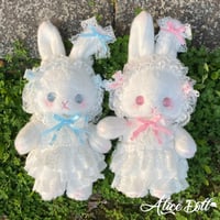 ロリータ うさぎポシェット ぬいぐるみバッグ ふわもこ うさぎ 兎 かわいい 3WAY ショルダーバッグ 斜め掛け