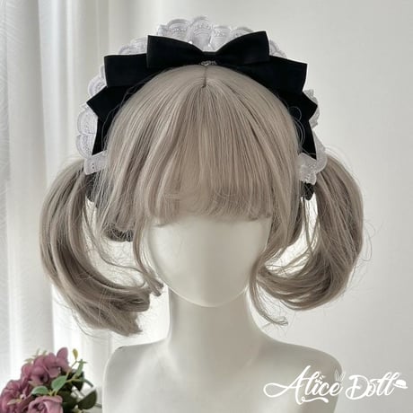 メイド服 セット レディース ゴスロリ 大人かわいい モノトーン ストライプ ミニ丈 コスプレ 制服風