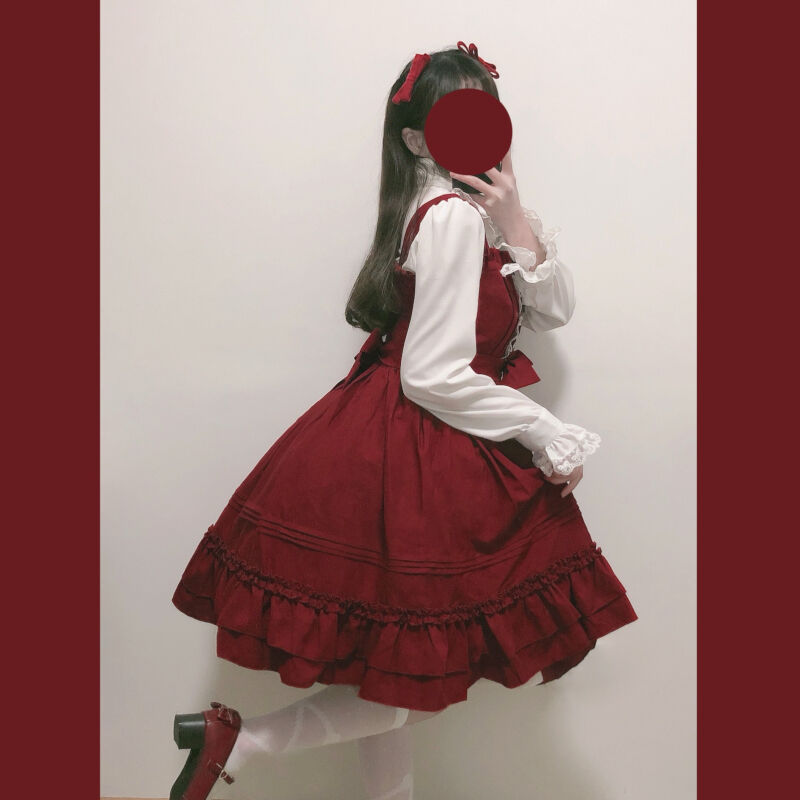 ロリータ ロリィタ ワンピース ジャンパースカート ロリータ ロリィタ ワンピース ドレス レディース JSK