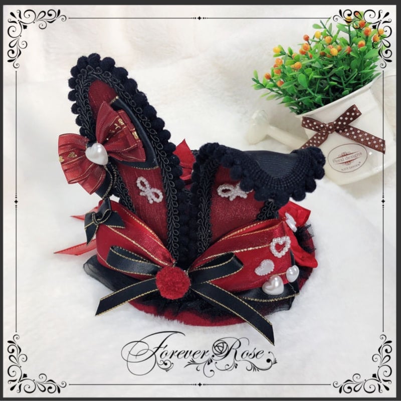 ロリータ 帽子 レディース ヘッドドレス コスプレ うさぎ耳 かわいい 