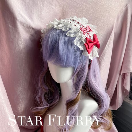 即納 ヘッドドレス ハンドメイド ロリータファッション ロリータ Lolita 甘ロリ 姫ロリ かわいい