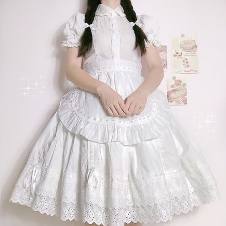 スカート ロリータ Lolita レディース ロリィタ 刺繍 レース リボン  インナースカート パニエ