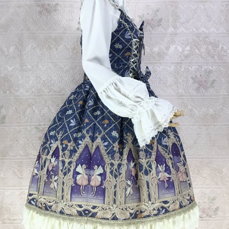 ロリータ ワンピース イェルオリー シフォンJSK アニメ 神秘的 幻想的 XS - 3XL