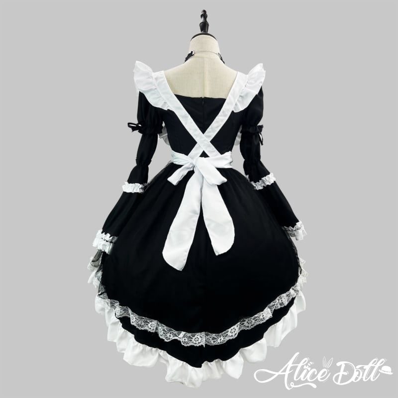 クラシカル メイド服 メイド 豪華セット コスプレ ワンピース エプロン