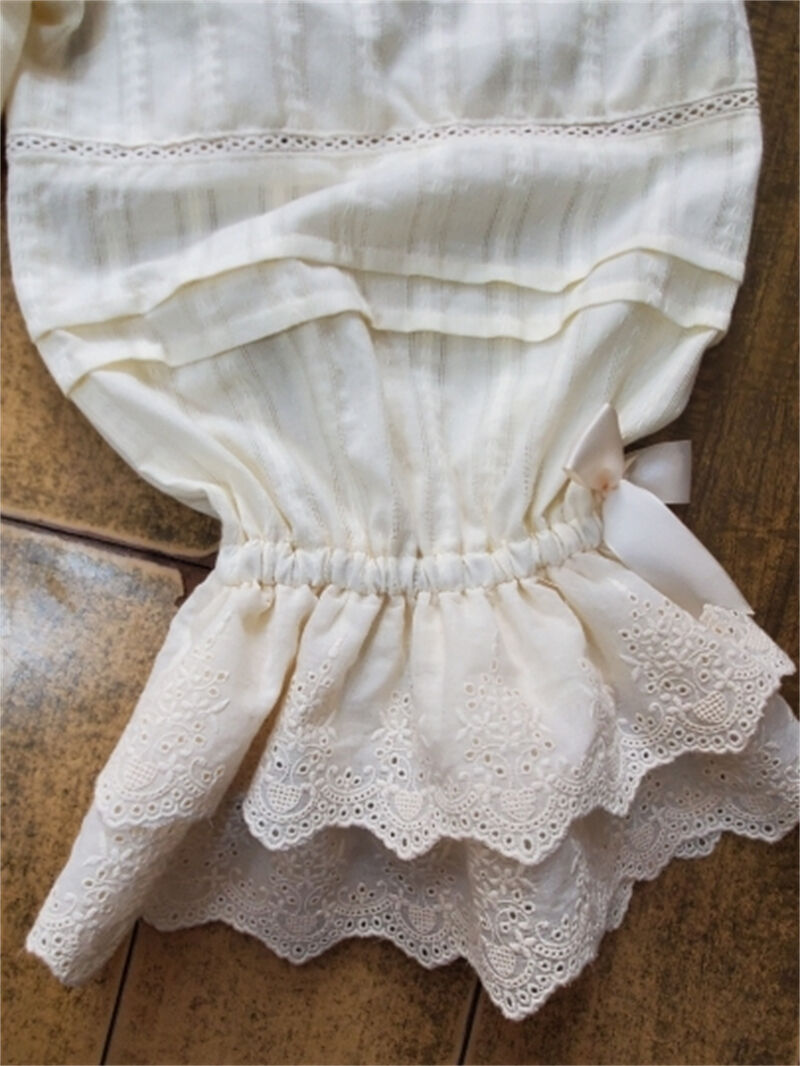 フランスアンティーク コットン ドロワーズ レース フランス