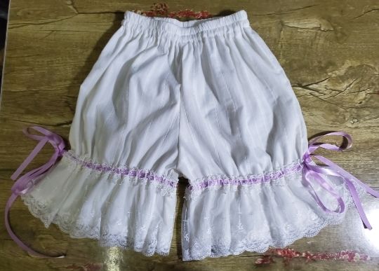 即納 ロリータ ドロワーズ かぼちゃパンツ 春夏 ミニ丈 レース