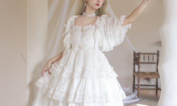 コメントお待ちしておりますLO1135 lolita オリジナル 洋服 ロリータ ワンピース 飾り付け