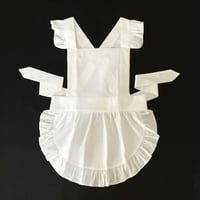 エプロン メイド ロリータ レディース 可愛い 選べる4カラー レトロ フリル