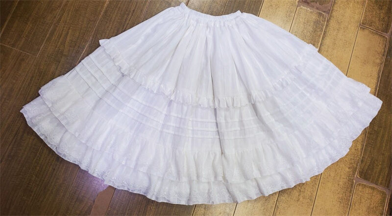ロリータ スカート ペチコート(よく読んでください) ロリータ ペチコート スカート ロリィタ 69cm ロング丈 着回し