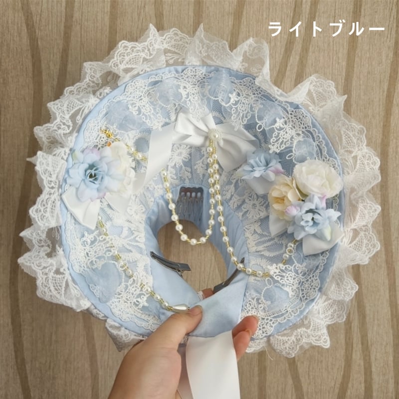 【海外作家様】ブライス アウトフィット ロリータワンピース/帽子/ボンネット ロリータ 帽子 ボンネット ボンネ ヘッドドレス ロリィタ カチューシャ