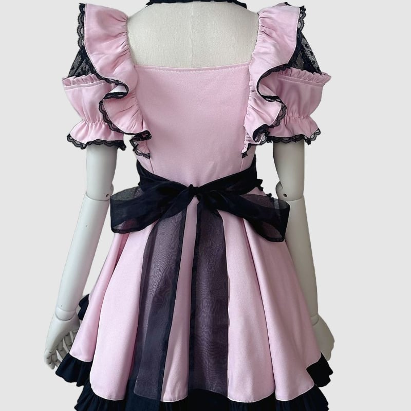 メイド服 メイド セット ゆめかわいい ガーリー ワンピース エプロン
