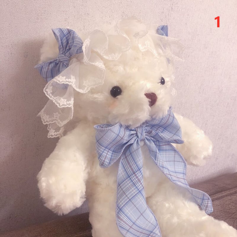 新品　ぬいぐるみ　テディベア ディズニー ロリータ　ゴスロリ 2/27発売］なんとロリータファッション？！メイクもかわいい