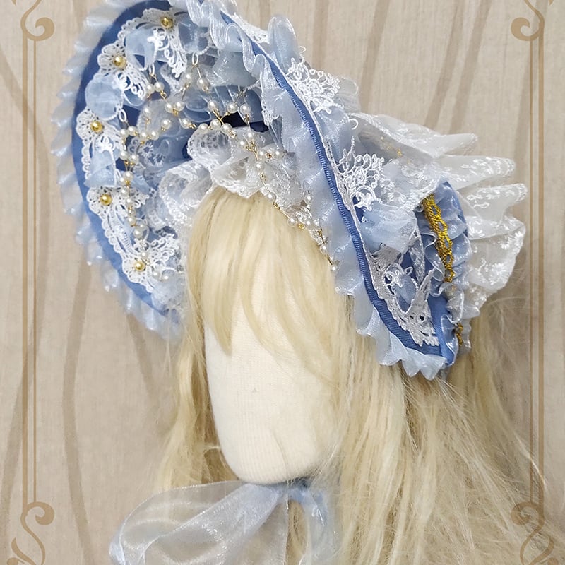 ロリータ ボンネット 帽子 ロリィタ ヘッドドレス カチューシャ