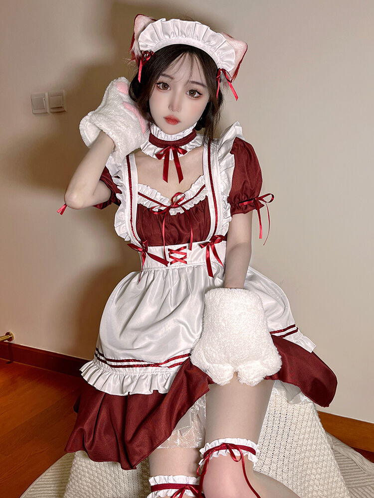 セクシー メイド服 コスプレ 豪華セット 甘ロリータ 姫ロリ 萌え