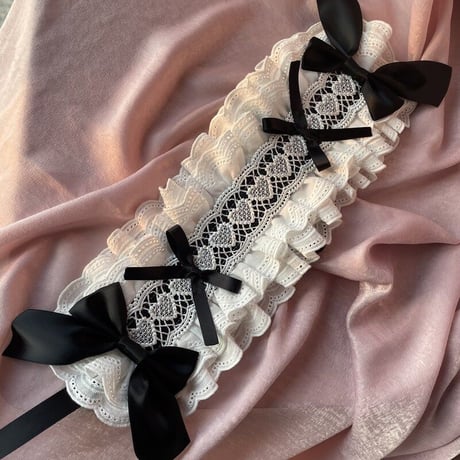 即納 ヘアアクセサリー ヘッドドレス ゴスロリ ゴシック ロリータ　黒ロリ ワインレッド Lolita 髪飾り