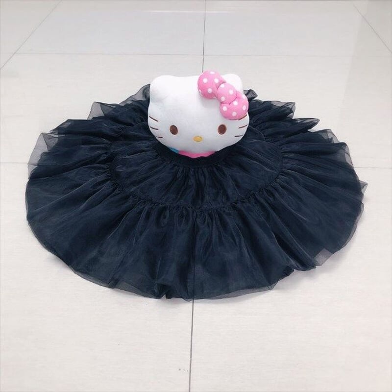 anonenone オリジナル 神パニエ ブラック ロリータ 人気 ミニスカート 即納 ロリータ パニエ 骨なし ボリューム ミニスカート