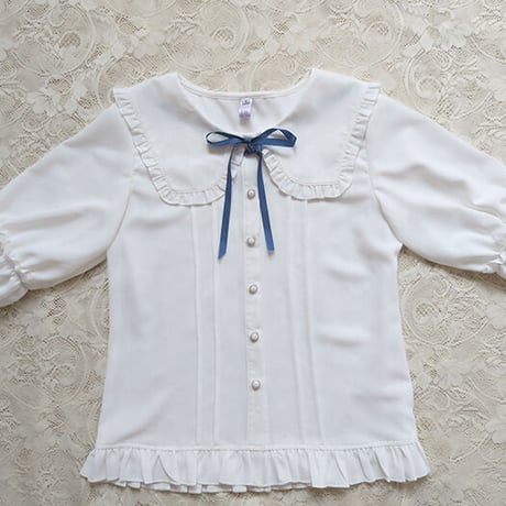 ブラウス ロリータ 春夏秋 レディース 長袖 半袖 選べる ロリィタ フリル XS-2XL