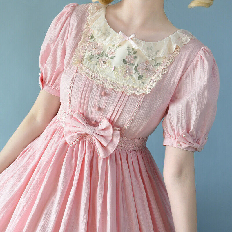 クラシカル クラロリ ワンピース いちご 刺繍 長袖 ebf2114a9d737cd2ad652365f6589e