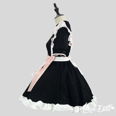 ゆめかわいい 中華風 メイド服 チャイナメイド チャイナ服 チャイナドレス 露出 ワンピース エプロン