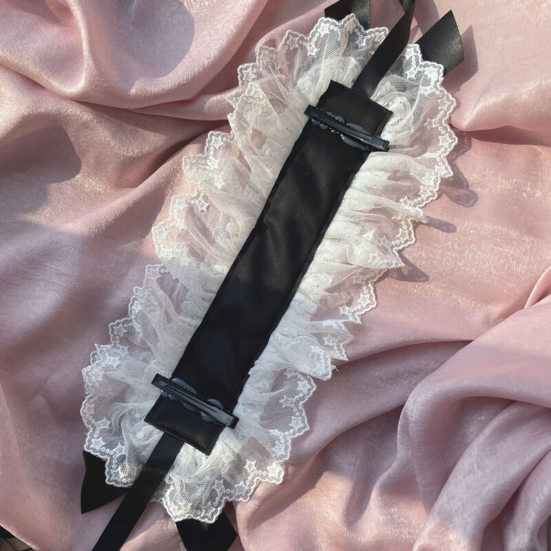 即納 ヘアアクセサリー ヘッドドレス ゴスロリ ゴシック 黒ロリ