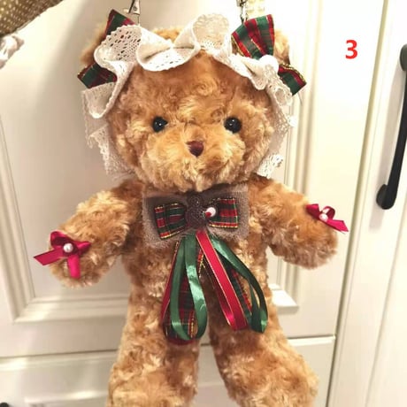 ロリータ バッグ ポシェット ぬいぐるみ 甘ロリ ロリィタ レディース クリスマス カントリー風
